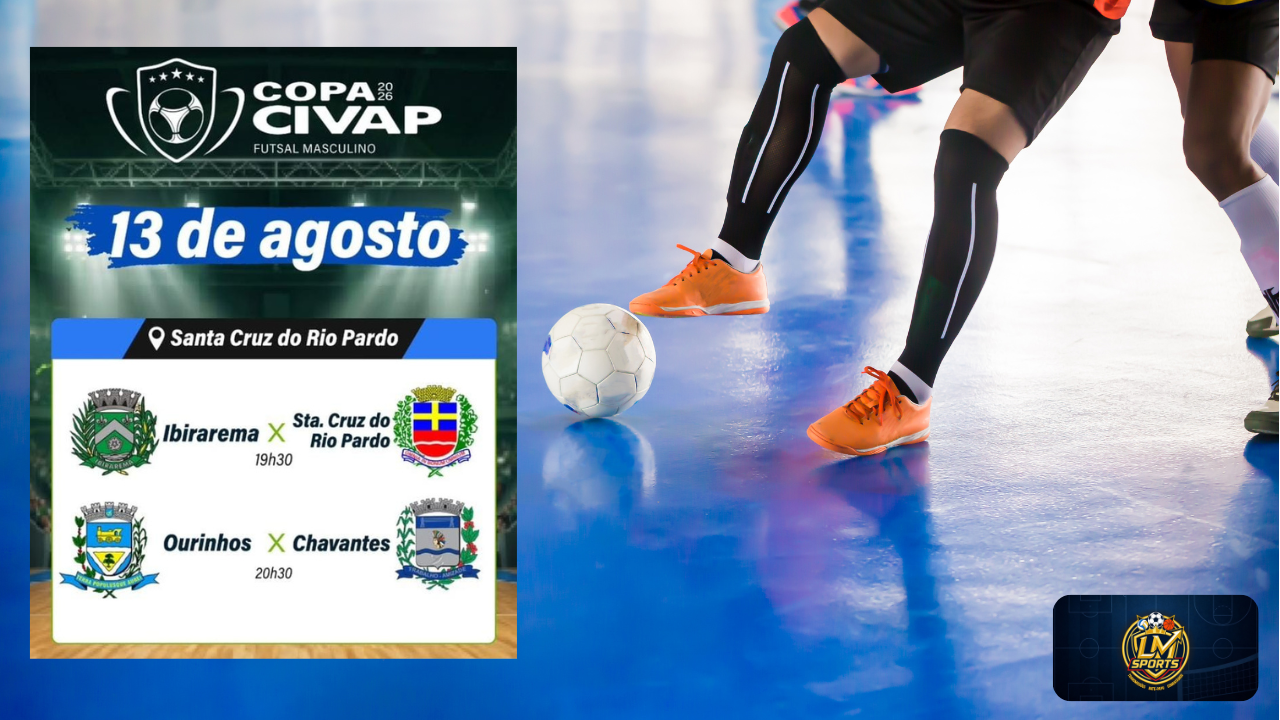 Futsal em destaque nesta Quinta-Feira